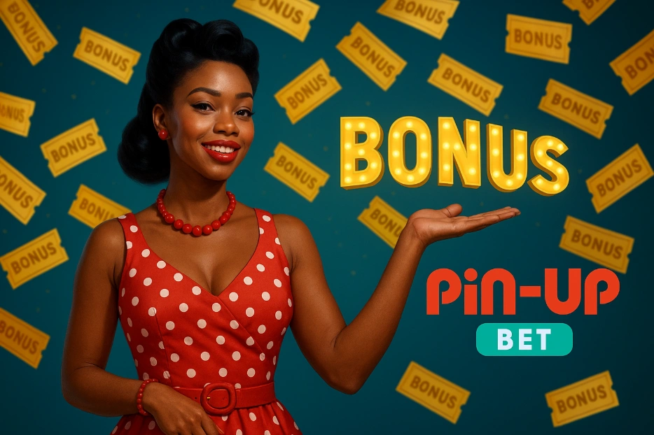 Image montrant des bonus de bienvenue, freebets et cashback affichés dans l’interface Pin Up Bet sur téléphone portable